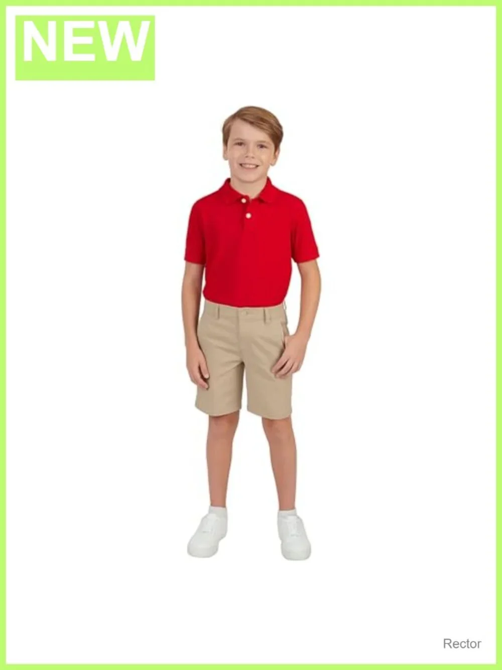 French Toast Girls Pique Polo Uniform Shirt Cotton Blend Short Sleeve